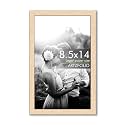 ArtzFolio Customized Wall &amp; Table Photo Frame D620 | Upload Your Photos | Photo Gift for Birthday, Wife, Husband, Anniversary, Parents, Friends | Natural Brown | Legal Size | 8.5x14 inch (22x36 cms)
