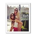 ArtzFolio Customized Wall &amp; Table Photo Frame D613 | Upload Your Photos | Photo Gift for Birthday, Wife, Husband, Anniversary, Parents, Friends | White | 6x8 inch (15x20 cms)