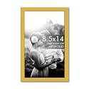 ArtzFolio Customized Wall &amp; Table Photo Frame D620 | Upload Your Photos | Photo Gift for Birthday, Wife, Husband, Anniversary, Parents, Friends | Golden | Legal Size | 8.5x14 inch (22x36 cms)