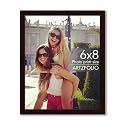 ArtzFolio Customized Wall & Table Photo Frame D613 | Upload Your Photos | Photo Gift for Birthday, Wife, Husband, Anniversary, Parents, Friends | Dark Brown | 6x8 inch (15x20 cms)