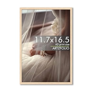 artzfolio customized wall amp table photo frame d617  upload your photos  photo gift for birthday wife husband anniversary parents friends  white  8x12 inch 20x30 cms