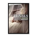 ArtzFolio Customized Wall Photo Frame D623 | Upload Your Photos | Extra Large Size | Gift for Birthday, Wife, Husband, Anniversary, Parents, Friends | Black | A3 Size | 11.7x16.5 inch (30x42 cms)