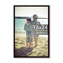 ArtzFolio Customized Wall Photo Frame D631 | Upload Your Photos | Extra Large Size Photo Frame Gift for Birthday, Anniversary, Friends &amp; Family | Dark Brown | A2 Size | 16x24 inch (41x61 cms)