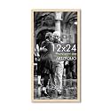 ArtzFolio Customized Wall Photo Frame D626 | Upload Your Photos | Extra Large Size | Gift for Birthday, Wife, Husband, Anniversary, Parents, Friends | Natural Brown | 12x24 inch (30x61 cms)