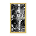 ArtzFolio Customized Wall Photo Frame D626 | Upload Your Photos | Extra Large Size | Gift for Birthday, Wife, Husband, Anniversary, Parents, Friends | Golden | 12x24 inch (30x61 cms)