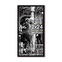 ArtzFolio Customized Wall Photo Frame D626 | Upload Your Photos | Extra Large Size | Gift for Birthday, Wife, Husband, Anniversary, Parents, Friends | Dark Brown | 12x24 inch (30x61 cms)
