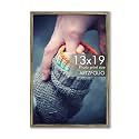 ArtzFolio Customized Wall Photo Frame D627 | Upload Your Photos | Extra Large Size | Gift for Birthday, Wife, Husband, Anniversary, Parents, Friends | Antique Golden | 13x19 inch (33x48 cms)