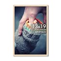 ArtzFolio Customized Wall Photo Frame D627 | Upload Your Photos | Extra Large Size | Gift for Birthday, Wife, Husband, Anniversary, Parents, Friends | Natural Brown | 13x19 inch (33x48 cms)