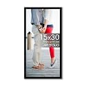 ArtzFolio Customized Wall Photo Frame D628 | Upload Your Photos | Extra Large Size | Gift for Birthday, Wife, Husband, Anniversary, Parents, Friends | Black | 15x30 inch (38x76 cms)