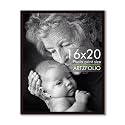 ArtzFolio Customized Wall Photo Frame D630 | Upload Your Photos | Extra Large Size | Gift for Birthday, Wife, Husband, Anniversary, Parents, Friends | Dark Brown | 16x20 inch (41x51 cms)