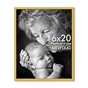 ArtzFolio Customized Wall Photo Frame D630 | Upload Your Photos | Extra Large Size | Gift for Birthday, Wife, Husband, Anniversary, Parents, Friends | Golden | 16x20 inch (41x51 cms)
