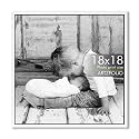 ArtzFolio Customized Wall Photo Frame D632 | Upload Your Photos | Extra Large Size | Gift for Birthday, Wife, Husband, Anniversary, Parents, Friends | White | 18x18 inch (46x46 cms)