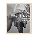 ArtzFolio Customized Wall Photo Frame D633 | Upload Your Photos | Extra Large Size | Gift for Birthday, Wife, Husband, Anniversary, Parents, Friends | Natural Brown | 18x24 inch (46x61 cms)