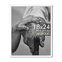 ArtzFolio Customized Wall Photo Frame D633 | Upload Your Photos | Extra Large Size | Gift for Birthday, Wife, Husband, Anniversary, Parents, Friends | White | 18x24 inch (46x61 cms)