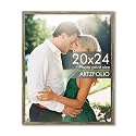 ArtzFolio Customized Wall Photo Frame D636 | Upload Your Photos | Extra Large Size | Gift for Birthday, Wife, Husband, Anniversary, Parents, Friends | Antique Golden | 20x24 inch (51x61 cms)