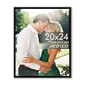 ArtzFolio Customized Wall Photo Frame D636 | Upload Your Photos | Extra Large Size | Gift for Birthday, Wife, Husband, Anniversary, Parents, Friends | Black | 20x24 inch (51x61 cms)