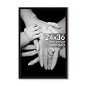 ArtzFolio Customized Wall Photo Frame D640 | Upload Your Photos | Extra Large Size | Gift for Birthday, Wife, Husband, Anniversary, Parents, Friends | Dark Brown | 24x36 inch (61x91 cms)