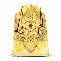 ArtzFolio Ethnic Beige Ornament Reusable Sack