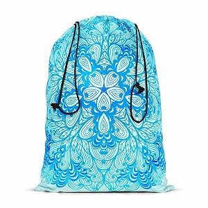 artzfolio ethnic ornament d3  reusable sack bag  bag for gym storage vegetable amp travel
