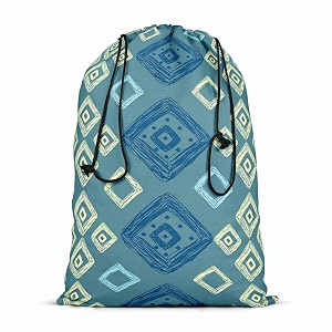 artzfolio geometric art d2  reusable sack bag  bag for gym storage vegetable amp travel