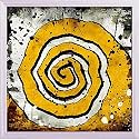 ArtzFolio Grunge Twisted Art D1 | Premium Canvas Painting for Bedroom &amp; Living Room | White Wood Frame | 20 x 20 inch (51 x 51 cms)