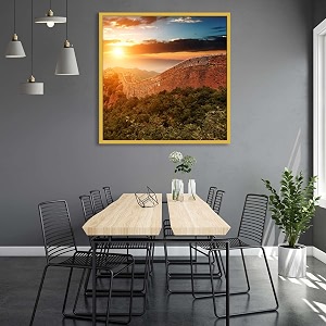 artzfolio the landmark great wall of china amp beijing d3  canvas painting for bedroom amp living room  golden frame  24 x 24 inch 61 x 61 cms