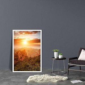 artzfolio the landmark great wall of china amp beijing d3  canvas painting for bedroom amp living room  white frame  12 x 18 inch 30 x 46 cms