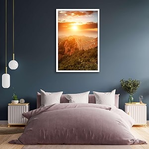 artzfolio the landmark great wall of china amp beijing d3  canvas painting for bedroom amp living room  white frame  24 x 36 inch 61 x 91 cms