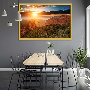 artzfolio the landmark great wall of china amp beijing d3  canvas painting for bedroom amp living room  golden frame  24 x 16 inch 61 x 41 cms