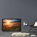 ArtzFolio The Landmark Great Wall Of China &amp; Beijing D3 | Canvas Painting for Bedroom &amp; Living Room | Black Frame | 23.5 x 16 inch (60 x 41 cms)