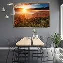 ArtzFolio The Landmark Great Wall Of China &amp; Beijing D3 | Canvas Painting for Bedroom &amp; Living Room | Antique Golden Frame | 30 x 20 inch (76 x 51 cms)