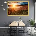 ArtzFolio The Landmark Great Wall Of China &amp; Beijing D3 | Canvas Painting for Bedroom &amp; Living Room | Golden Frame | 24 x 16 inch (61 x 41 cms)