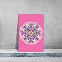 ArtzFolio Mandala D1 | Canvas Painting for Bedroom &amp; Living Room | Engineered Wood Frame | 16 x 24 inch (41 x 61 cms)