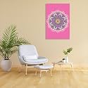 ArtzFolio Mandala D1 | Canvas Painting for Bedroom &amp; Living Room | Engineered Wood Frame | 12 x 18 inch (30 x 46 cms)