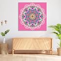 ArtzFolio Mandala D1 | Canvas Painting for Bedroom &amp; Living Room | Engineered Wood Frame | 20 x 20 inch (51 x 51 cms)