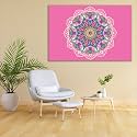 ArtzFolio Mandala D1 | Canvas Painting for Bedroom &amp; Living Room | Engineered Wood Frame | 30 x 20 inch (76 x 51 cms)