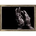 ArtzFolio Older Lady's Hands Tabletop Painting Antique Golden Frame 7.9 x 6 inch (20 x 15 cms)