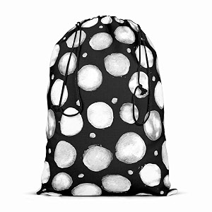 artzfolio painted circles  reusable sack bag  bag for gym storage vegetable amp travel