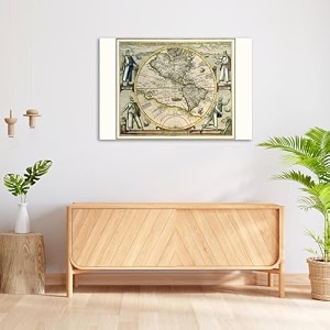 artzfolio photo of an old map d6  peel amp stick vinyl wall sticker for home amp wall decoration  48 x 32 inch 122 x 81 cms