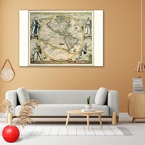 artzfolio photo of an old map d6  peel amp stick vinyl wall sticker for home amp wall decoration  30 x 20 inch 76 x 51 cms