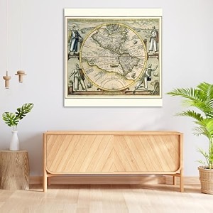 artzfolio photo of an old map d6  peel amp stick vinyl wall sticker for home amp wall decoration  42 x 42 inch 107 x 107 cms