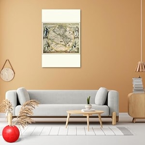 artzfolio photo of an old map d6  peel amp stick vinyl wall sticker for home amp wall decoration  36 x 54 inch 91 x 137 cms