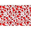 ArtzFolio Valentine Hearts D1 | Art &amp; Craft Gift Wrapping Paper Sheet | Plain &amp; Smooth Effect | 19 x 13 inch (48 x 33 cms); Set of 5 Sheets
