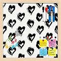 ArtzFolio Valentine Hearts D2 | Framed Magnetic Dry Erase White Board | Includes Magnet Buttons &amp; Markers | Natural Brown Frame | 16 x 16 inch (41 x 41 cms)