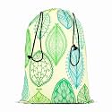 ArtzFolio Vintage Ornate Leaves | Reusable Sack Bag | Bag for Gym, Storage, Vegetable & Travel