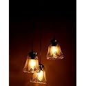 Arus 3 Light Pendent Ceiling Lamp Chandeliers (Clear, 9)