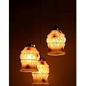 Arus 3 Light Pendent Mud Brown Color Ceiling Lamp Chandeliers (14)