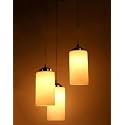 Arus 3 Light Pendent White Ceiling Lamp Chandeliers (4)
