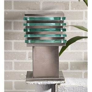 arus antique design waterproof cube shaped outdoor gate lamp for home silver pack of 1 lamp