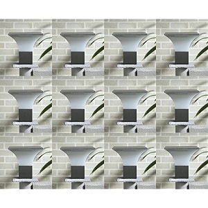 arus exterior design waterproof cone shaped outdoor pillar gate light for home and apartments grey-white pack of 12 lamp